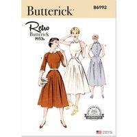 Patron Butterick B6992R5 Femme Robe du 42 au 50 - Butterick - Mondial Tissus