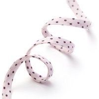 Cordon spaghetti 7mm pois violet - Frou Frou - Mondial Tissus