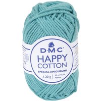 Pelote Happy cotton 20 gr turquoise clair - DMC - Mondial Tissus