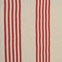 Toile coton tissé-teint double enduction acrylique Cabana rayures rouges - Mondial Tissus