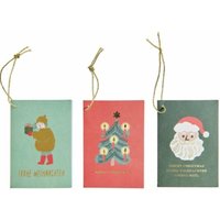 Étiquettes cadeaux de Noël x6 - Rico Design - Rico Design - Mondial Tissus