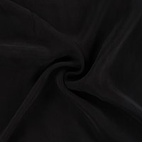 Tissu cupro uni noir - Mondial Tissus