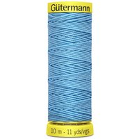 Bobine de fil élastique Gütermann - Bleu clair - COL 37 - Gütermann - Mondial Tissus