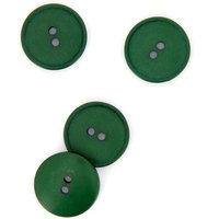 Boutons plats 2 trous vert foncé 23 mm - MT - Mondial Tissus