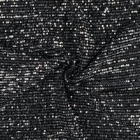Tissu sequin argenté - Mondial Tissus