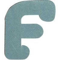 Écusson lettre F réfléchissant - Mondial Tissus