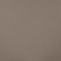 Maille bord côte jersey taupe - Mondial Tissus
