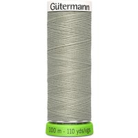 Bobine de fil recyclé rPET 100m universel / points déco fins gris clair 132 - Gutermann - COL 132 - Gütermann - Mondial Tissus