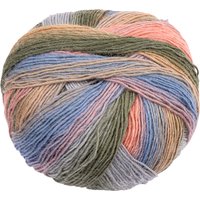 Fil à tricoter à chausettes classique vert/brun/bleu/rose - Mondial Tissus