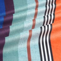 Tissu velours imprimé Bahia multicolore - MT - Mondial Tissus