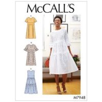 Patron McCALL's M7948A5 Robe,Jupe Femme 34-42 - McCall's - Mondial Tissus