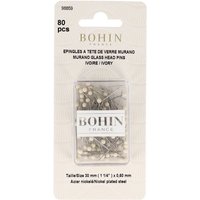 Epingles à tête de verre de Murano écru - Bohin - Bohin - Mondial Tissus