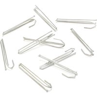 Agrafes pli flamand 2 branches sans tête - Mondial Tissus