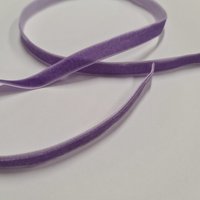 Ruban velours uni 9 mm violet - Frou Frou - Mondial Tissus
