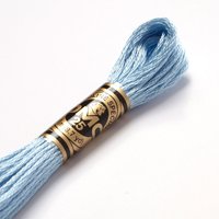 Fil mouliné à broder - Tons bleus - COL 827 - DMC - Mondial Tissus