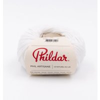 Pelote de laine Phildar Artisane blanc - Phildar - Mondial Tissus