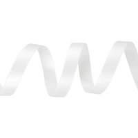 Ruban satin double face 9 mm blanc - MT - Mondial Tissus