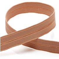 Élastique boutonnière camel - Mondial Tissus