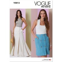 Patron Vogue V2013H5 Femme Jupe ajustée 34 au 42 - Vogue - Mondial Tissus