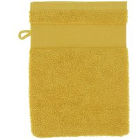 Gant de toilette à broder jaune moutarde - MT - Mondial Tissus