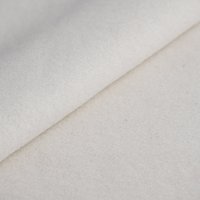 Tissu lainage manteau uni viscose laine écru - MT - Mondial Tissus