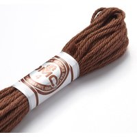 Fil à broder retors mat marron - COL 2898 - DMC - Mondial Tissus