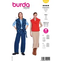 Patron burda 5714 - gilets 36-46 - Burda - Mondial Tissus