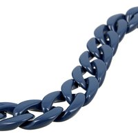 Chaîne acrylique recyclé bleu 20mm - MT - Mondial Tissus