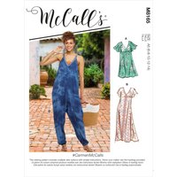 Patron McCall's 8165E5 Robe très ample et salopette du 42-50 - McCall's - Mondial Tissus