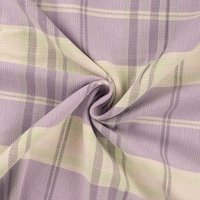 Tissu coton tissé teint carreaux vert - Mondial Tissus