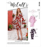 Patron McCall's 8166A5 Robe ajustée avec variations de manches du 34 au 42 - McCall's - Mondial Tissus