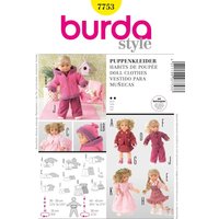 Patron vêtements de poupée - Burda n°7753 - Burda - Mondial Tissus