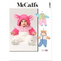 Patron M8617A combinaison pour bébé de 46 à 78 cm - Mc Call's - McCall's - Mondial Tissus