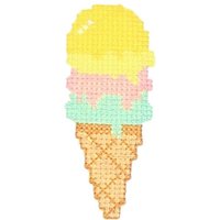 Thermocollant Récréatys glace pixel - Frou Frou - Mondial Tissus