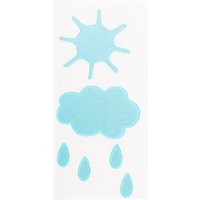Sticker thermocollant météo enfant - Mondial Tissus
