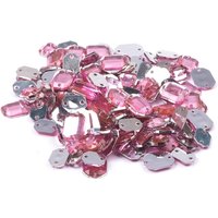 Sequin à coudre rectangle rose clair 6x8mm et 8x10m - MT - Mondial Tissus