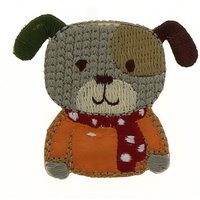 Écusson thermocollant petit chien - Frou Frou - Mondial Tissus