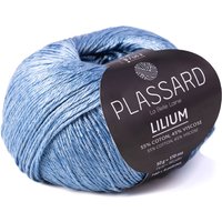Pelote de fil lilium N°24 bleu plassard - Plassard - Mondial Tissus
