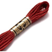 Fil mouliné à broder - Tons rouges - COL 355 - DMC - Mondial Tissus