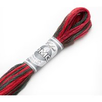 Fil mouliné Variation à broder - rouge et gris - COL 4519 - DMC - Mondial Tissus