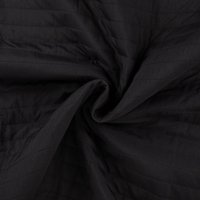 Tissu matelassé uni noir - Mondial Tissus