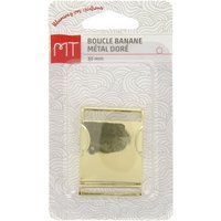 Boucle de banane dorée 30 mm - MT - Mondial Tissus