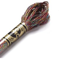 Mouliné métallisé échevette 8 m Multicolore - COL E130 - DMC - Mondial Tissus