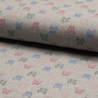 Tissu piqué de coton à motifs Crabes multicolores - Mondial Tissus
