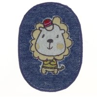 Écusson thermocollant Jeans lion - Frou Frou - Mondial Tissus