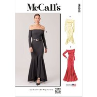 Patron M8605D5 robe moulante pour femme du 32 au 40 - Mc Call's - McCall's - Mondial Tissus