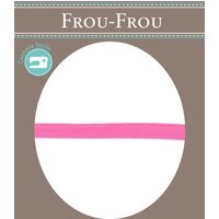 Cordon spaghetti uni coton 7 mm rose - Frou Frou - Mondial Tissus
