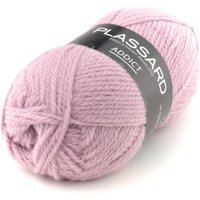 Pelote de fil à tricoter Addict rose pâle - Plassard - Plassard - Mondial Tissus