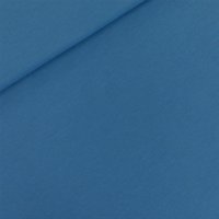 Tissu French Terry sweat uni bleu pacifique - See You At Six - See You at Six - Mondial Tissus