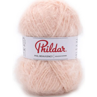 Fil à tricoter Beaugency rose poudré - Phildar - Mondial Tissus